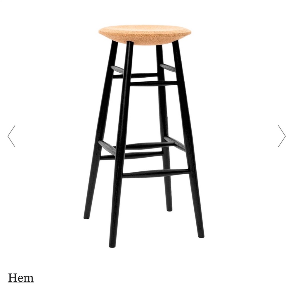 Hem drifted bar stool, designed by Lars Beller Fjetland, imported from Poland.